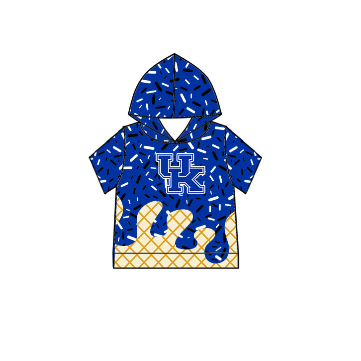 (Custom Design Preorder MOQ 5 Each Item)Team's Kentucky Sprinkles Print Sibling Matching Clothes