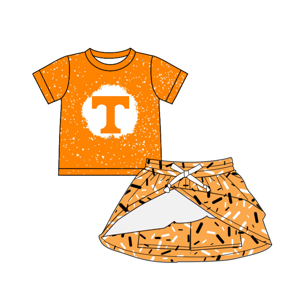 (Custom Design Preorder MOQ 5 Each Item)Team's Tennessee Print Family Matching Clothes