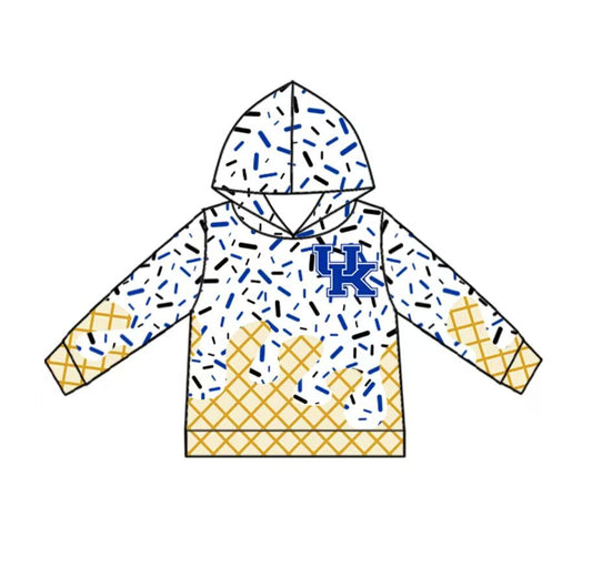 (Custom Design Preorder MOQ 5 Each Item)Team's UK Sprinkles Print Hoodie Top Mom and Me Matching Clothes