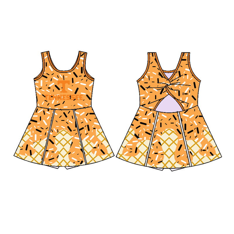 (Custom Design Preorder MOQ 5 Each Item)Team's Tennessee Print Family Matching Clothes