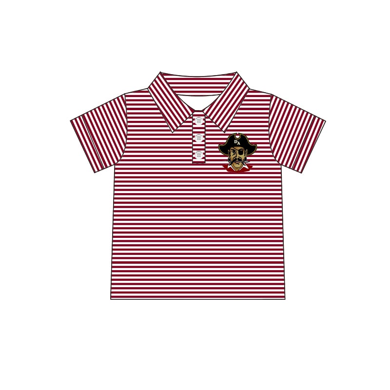 (Custom Design Preorder MOQ 5) Team's RAIDERS Print Boys Polo Tee Shirts Top