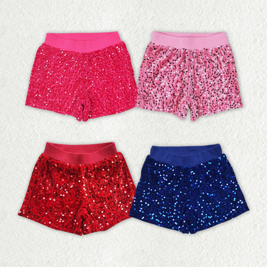4 Colors Sequins Sparking Summer Shorts Sisters Wear