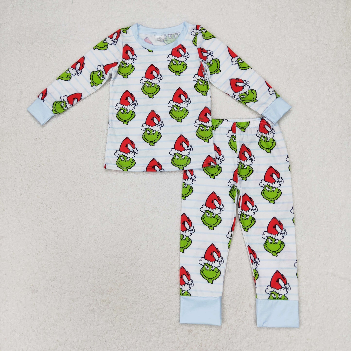 Green Frog Print Brothers Christmas Matching Pajamas Bamboo Clothes