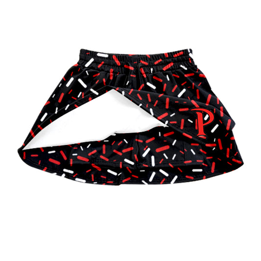 (Custom Design Preorder MOQ 5 Each Item) Team's P Sprinkles Print Summer Bottom Skirts Shorts Mom and Me Matching Clothes