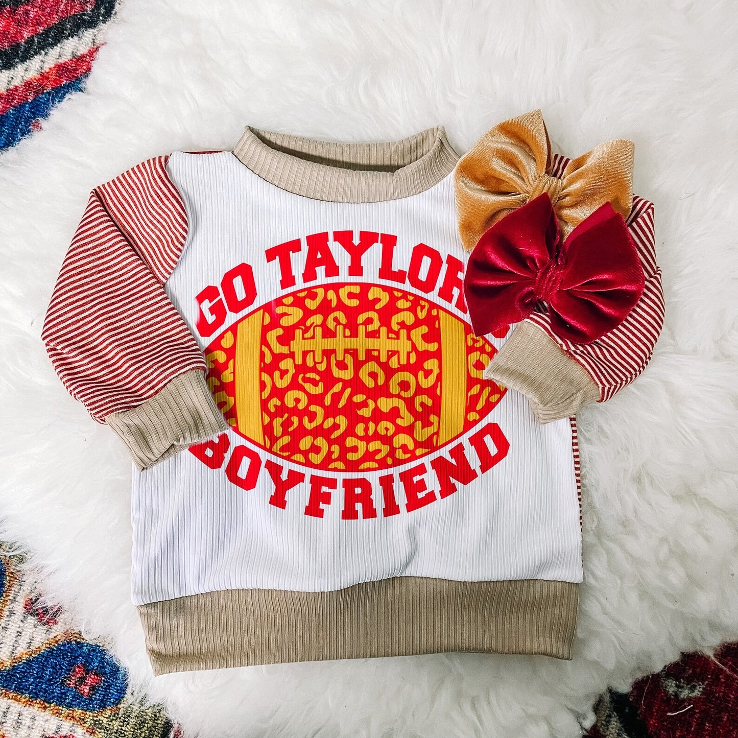 (Custom Design Preorder MOQ 5) Singer Swiftie Boyfriend Print Girls Tee Shirts Top