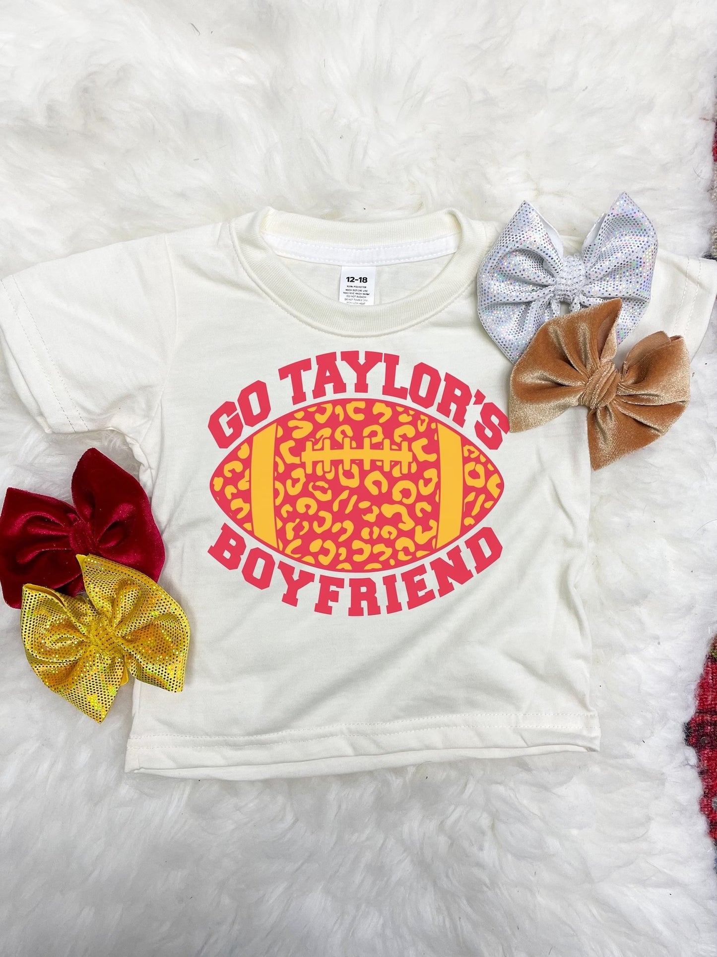 (Custom Design Preorder MOQ 5) Singer Swiftie Boyfriend Print Girls Tee Shirts Top