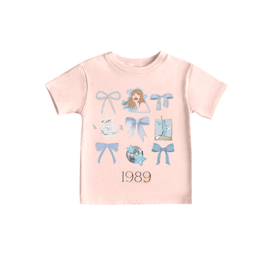 (Custom Design Preorder MOQ 5)  Singer Swiftie 1989 Girls Summer Tee Shirts Top