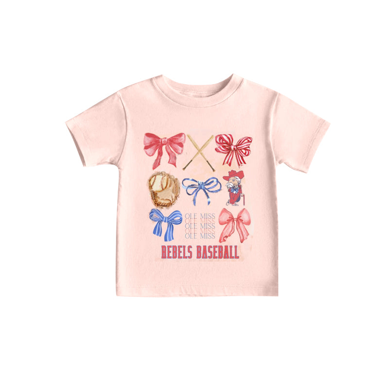 (Custom Design Preorder MOQ 5)  Team's OLe Girls Summer Tee Shirts Top