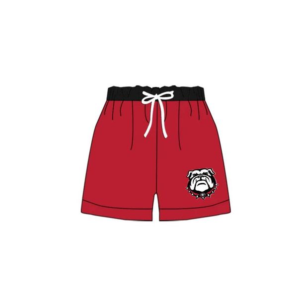 (Custom Design Preorder MOQ 5) Team's Dog Print Boys Swim Trunks