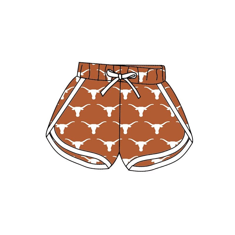 (Custom Design Preorder MOQ 5) Team's Cow Print Kids Summer Shorts