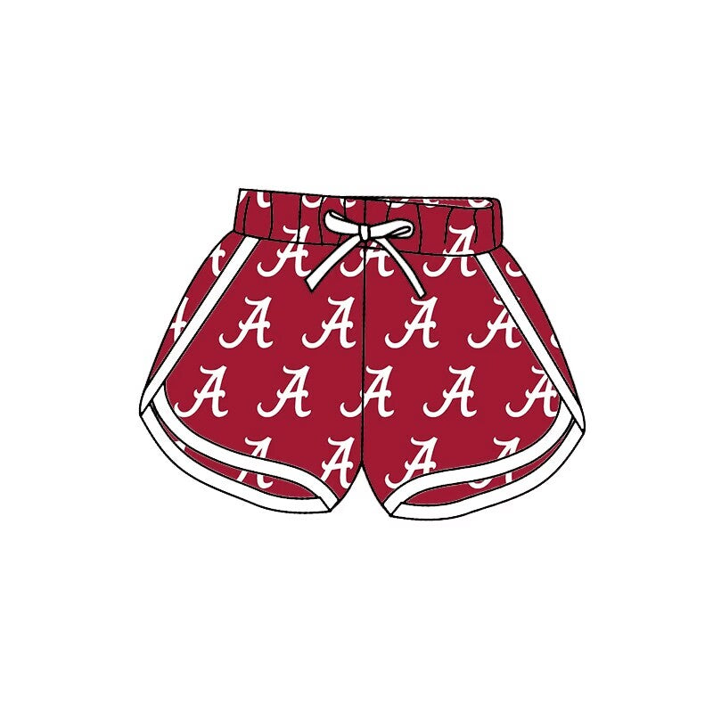 (Custom Design Preorder MOQ 5) Team's A Print Kids Summer Shorts