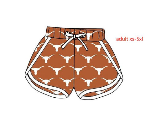 (Custom Design Preorder MOQ 5) Teanm's Cow Print Adult Summer Shorts