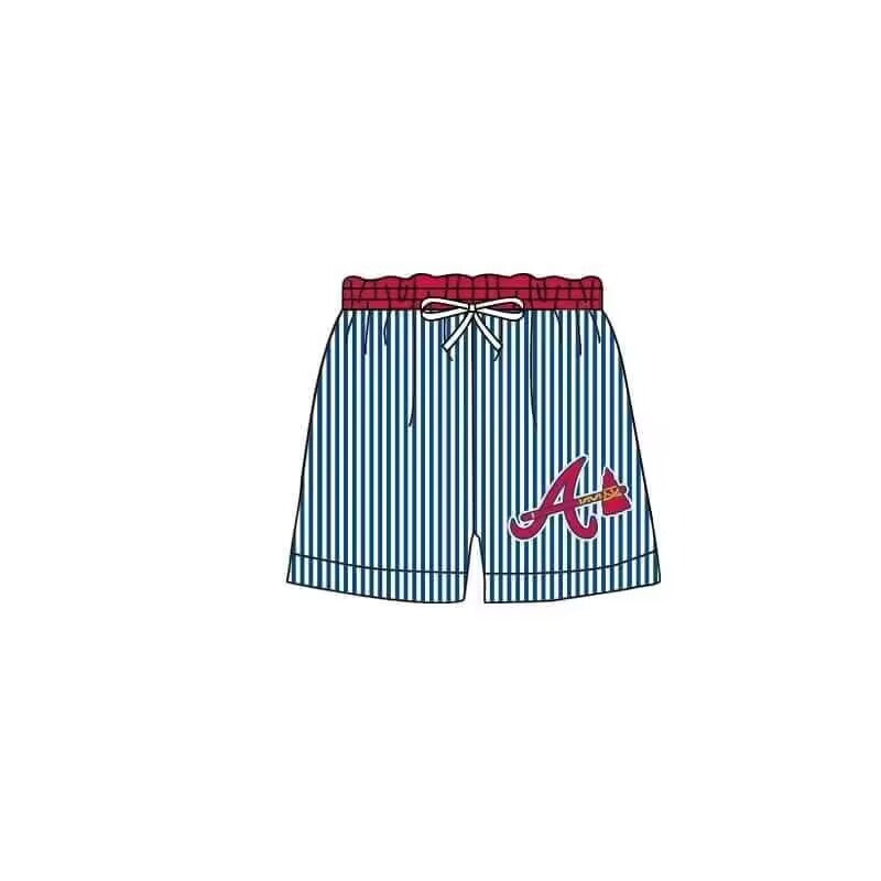 (Custom Design Preorder MOQ 5)  Team's A Print Boys Swim Trunks