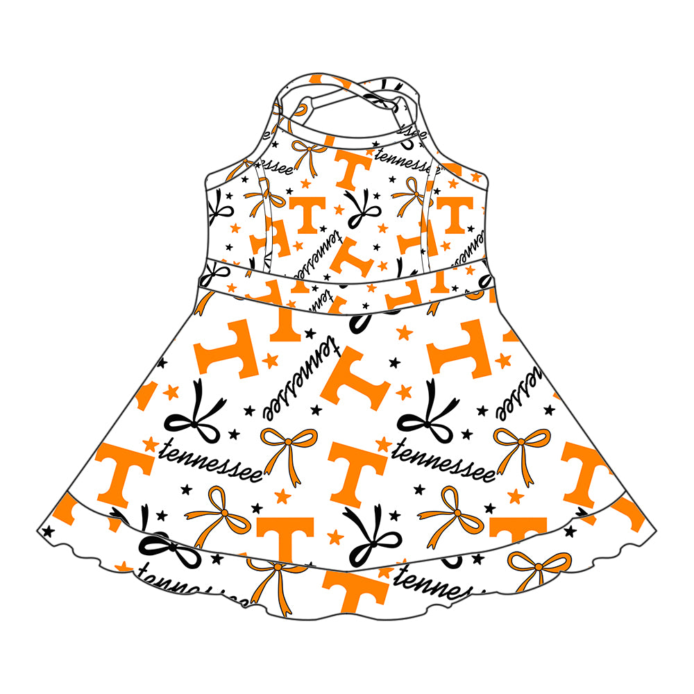 (Custom Design Preorder MOQ 5 Each Item)Team's Tennessee Print Family Matching Clothes
