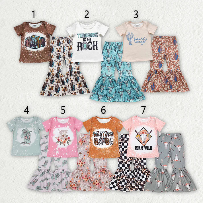 Western Design Girls Outfits Sisters Wear