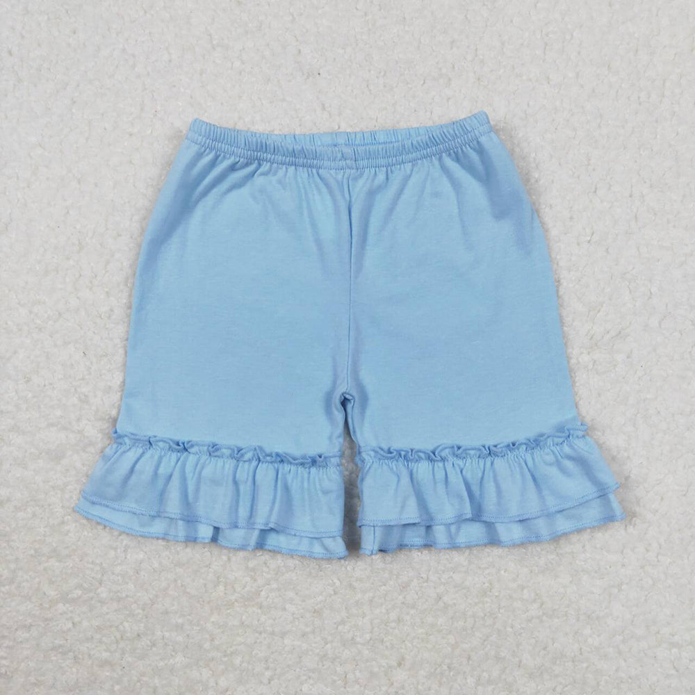 7 Colors Ruffles Girls Summer Shorts