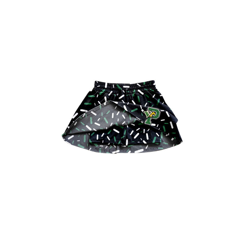 (Custom Design Preorder MOQ 5 Each Item) Team's Eagles Prosper Sprinkles Print Summer Bottom Skirts Shorts Mom and Me Matching Clothes