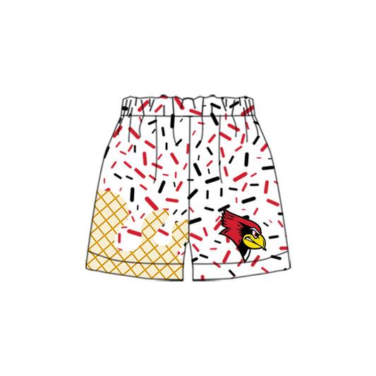 (Custom Design Preorder MOQ 5 Each Item) Team's Comanche Sprinkles Print Summer Bottom Shorts Mom and Me Matching Clothes