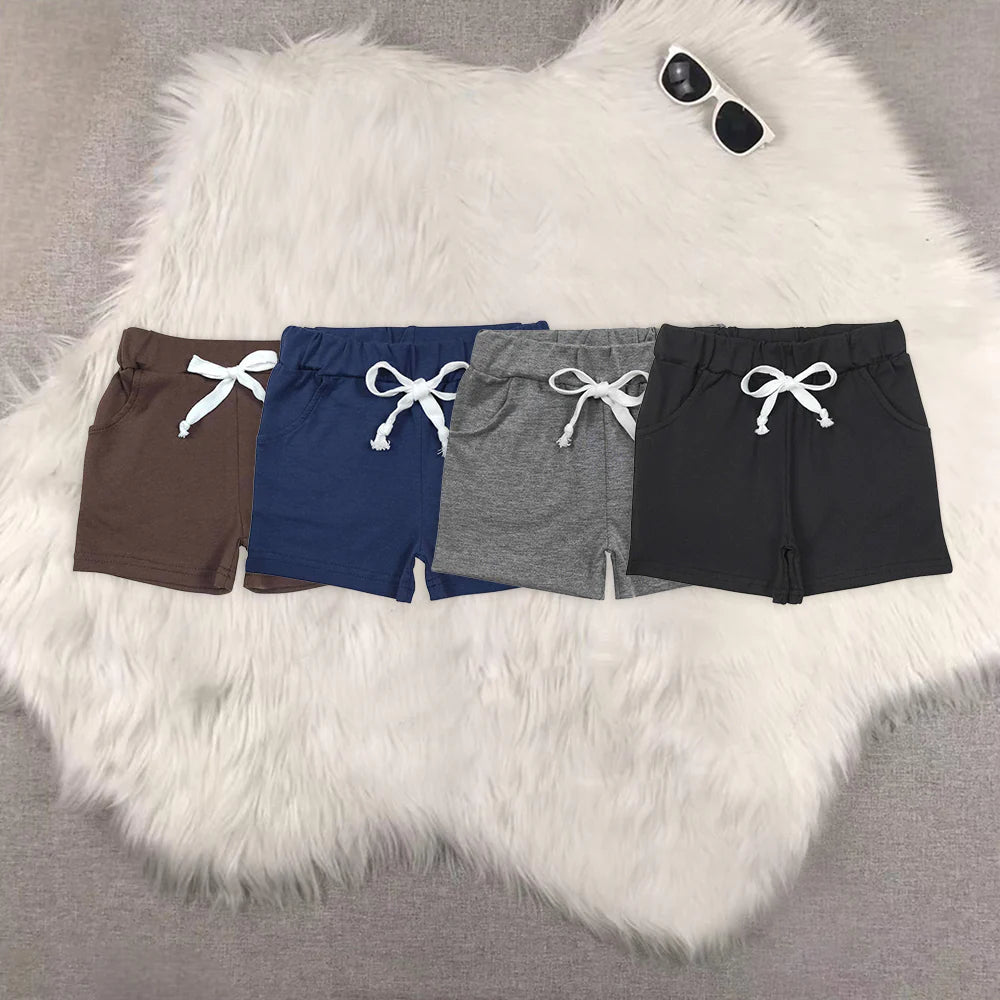 4 Colors Pockets Boys Summer Shorts