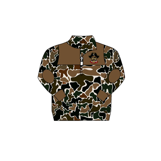 (Split Order Preorder) Deadline December 2 Team's RAIDERS Camo Print Boys Pullover Tee Shirts Top