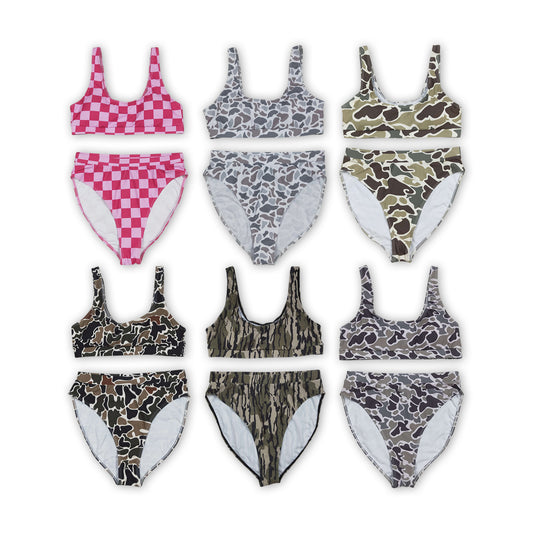 Woman 2 Pieces Summer Swimsuits Sisters Wear