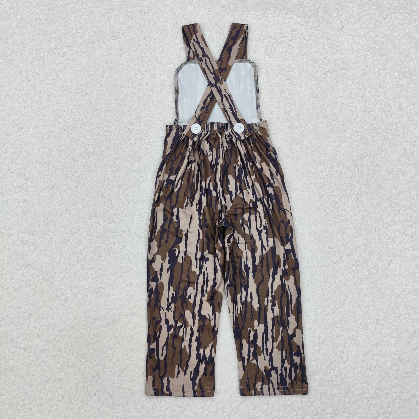 Camo Print Sibling Hunting Jumpsuits