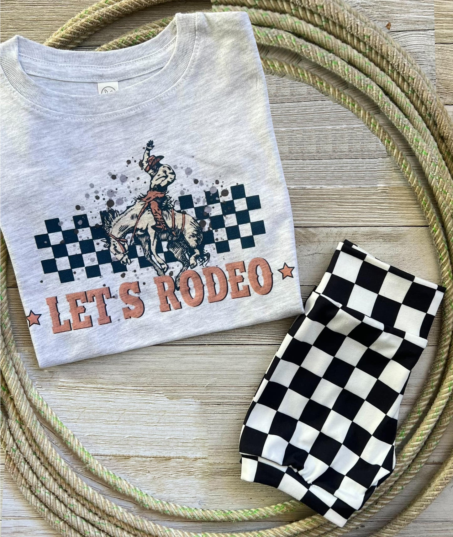 (Custom Design Preorder MOQ 5) Lets Rodeo Shorts Boys Western Clothes Set