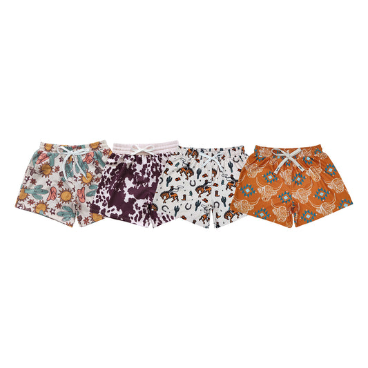 4 Colors Western Boys Swim Trunk Brothers Wear