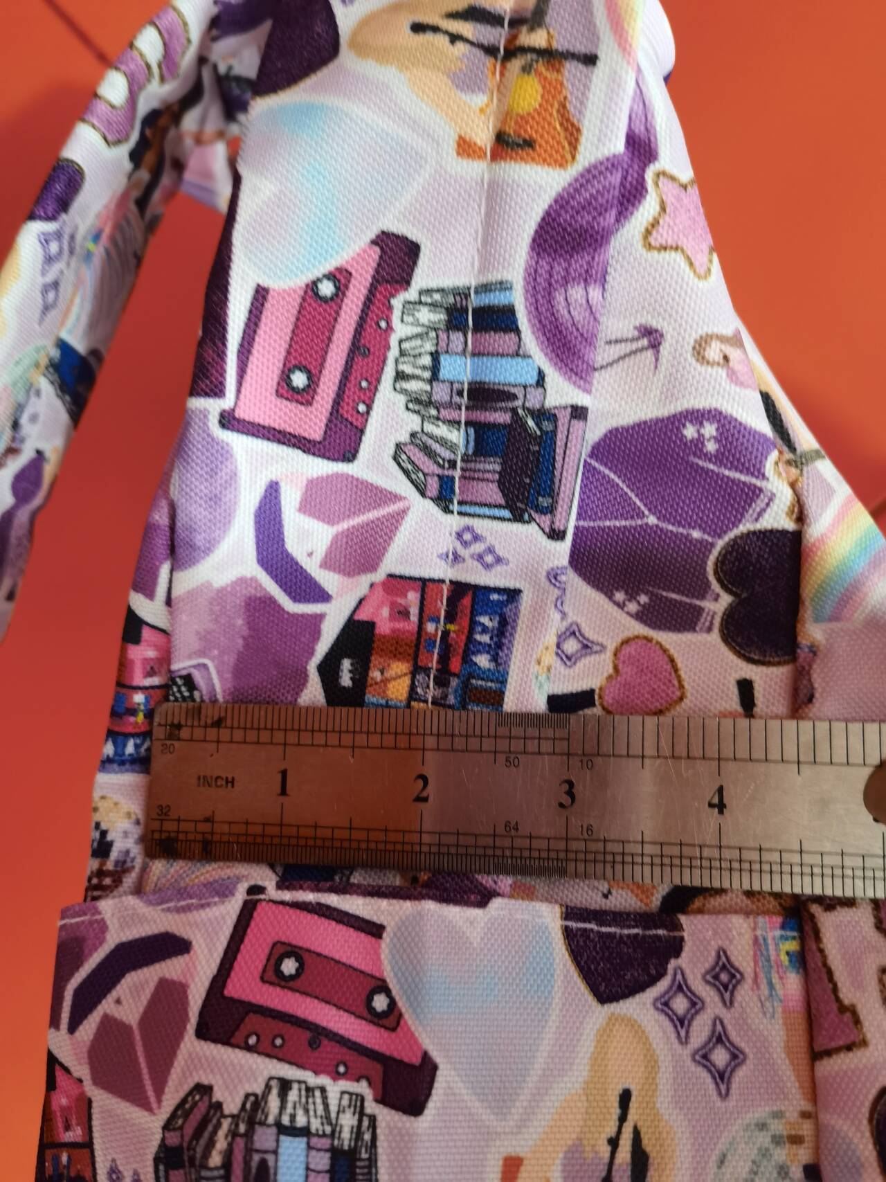 USA-Shop BA0172 Purple Singer Swiftie Print Girls Vocal Concert Backpack