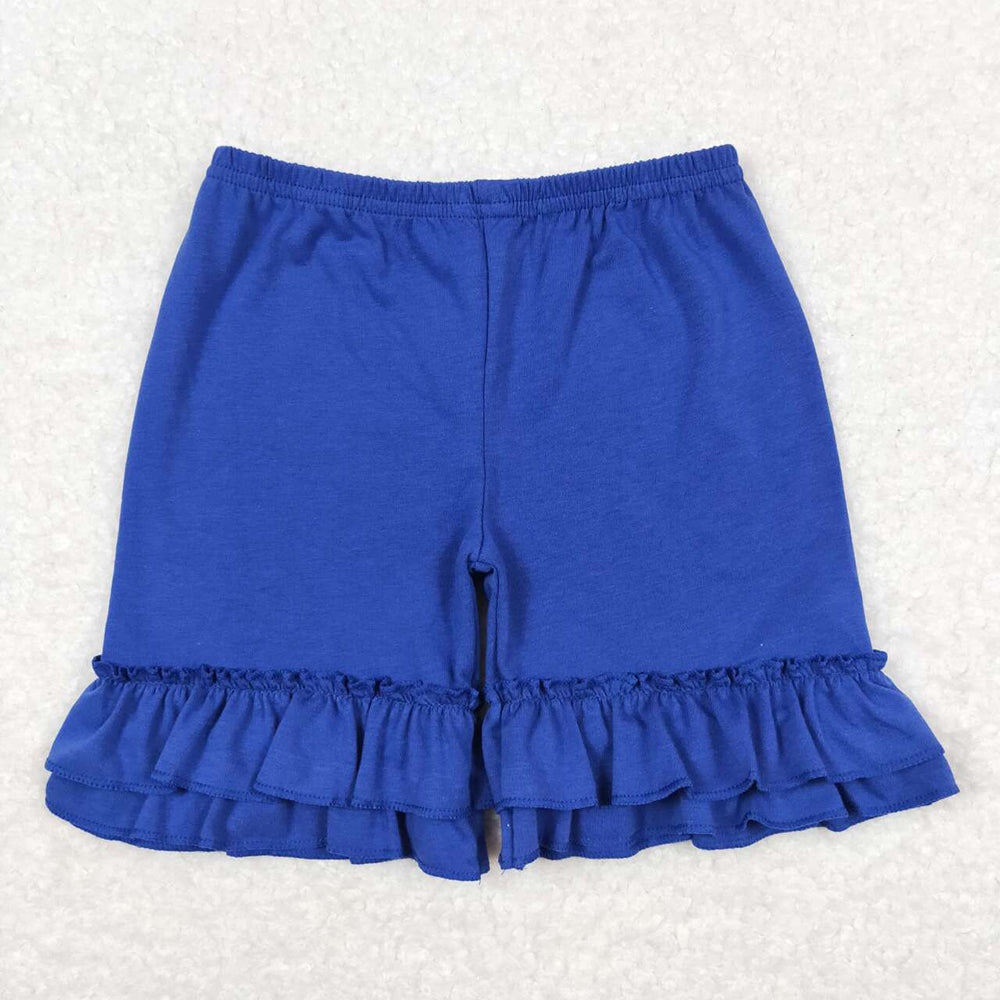 7 Colors Ruffles Girls Summer Shorts