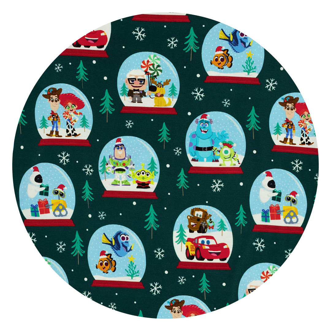 (Pre-order)LR2051 Cartoon Figure Print Baby Boys Christmas Sleeper Zipper Romper