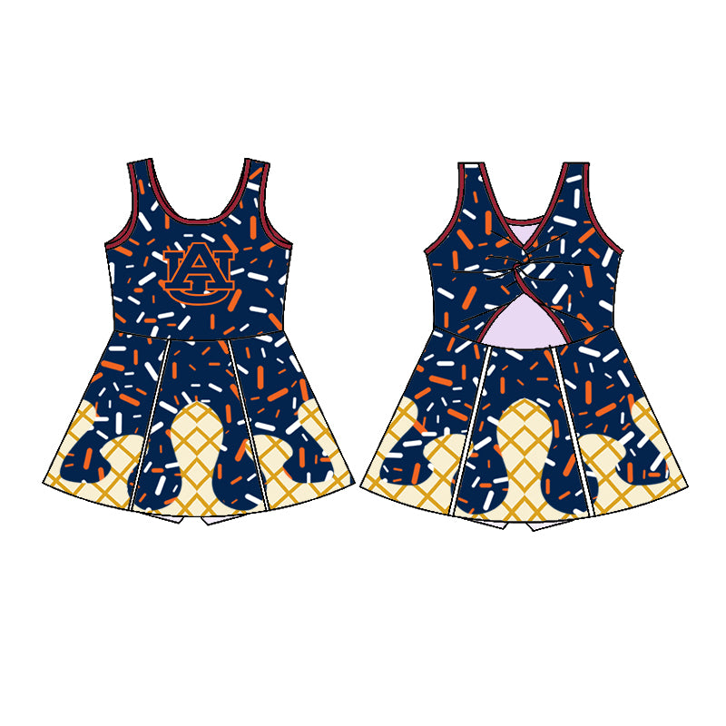 (Custom Design Preorder MOQ 5 Each Item)Team's Auburn Print Family Matching Clothes