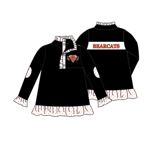 (Custom Design Preorder MOQ 5)  Team's Bearcats Print Girls Pullover Tee Shirts Top