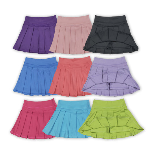 9 Colors Girls Summer Bottom Yoga Skirts Shorts Sisters Wear
