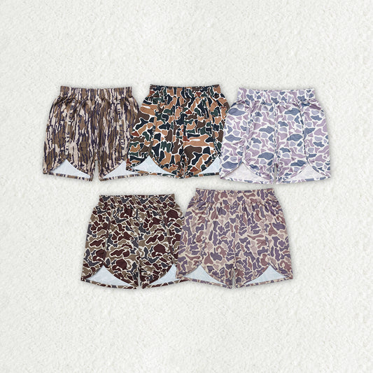 5 Colors Adult Camo Print Woman Summer Shorts