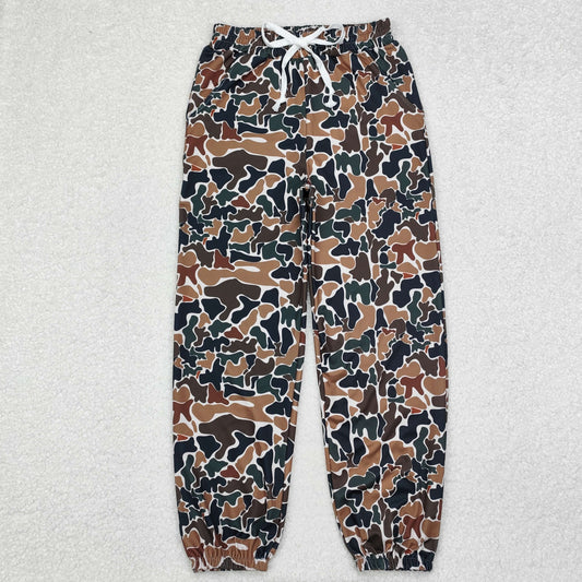 P0621 Adult Camo Print Woman Pockets Athletic Pants