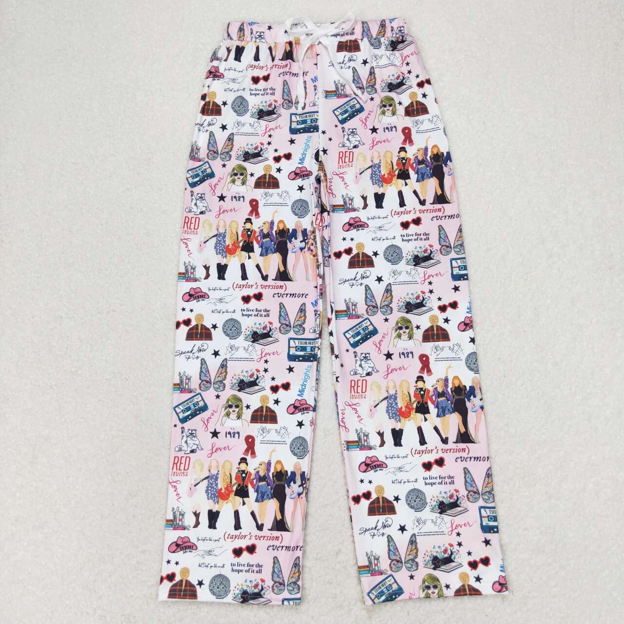P0464 Adult Singer Swiftie Print Woman Pajamas Pants