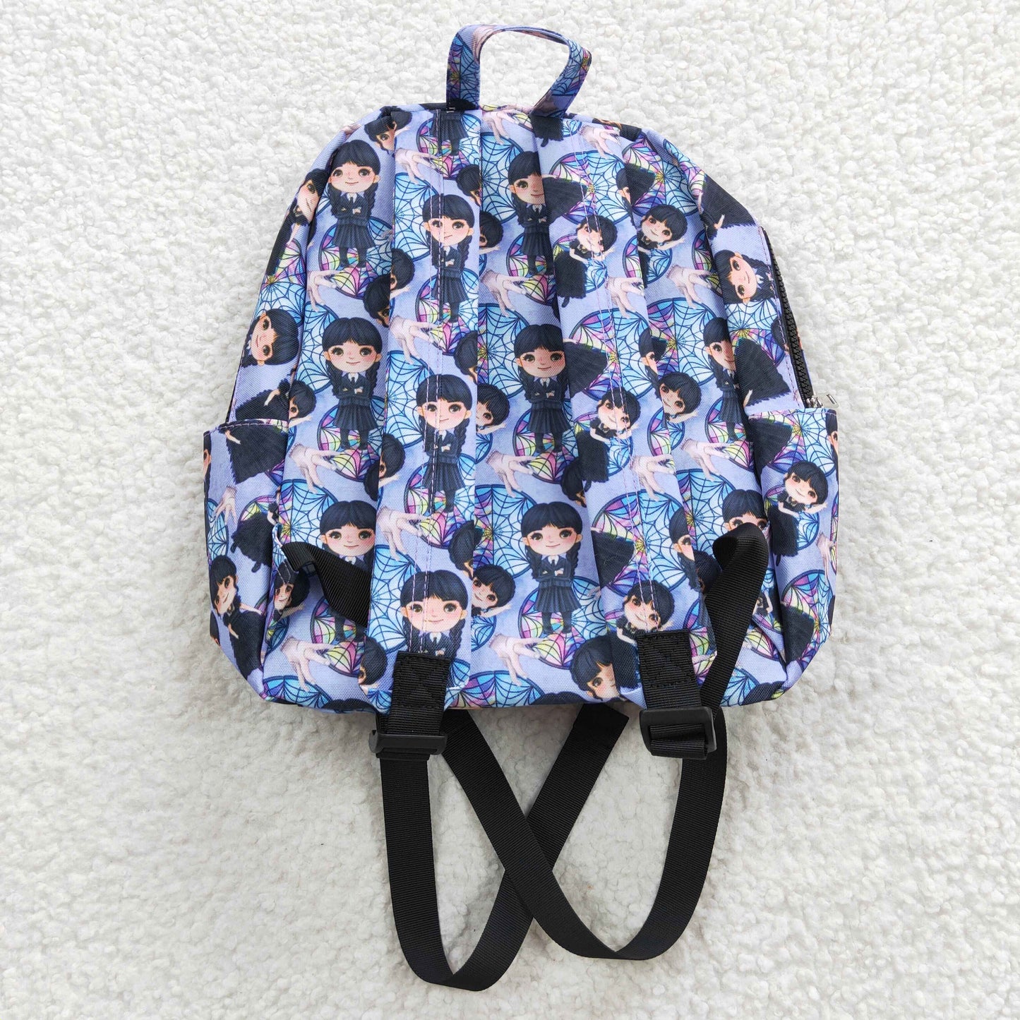 BA0055 Girls bag cartoon Wednesday design backpack