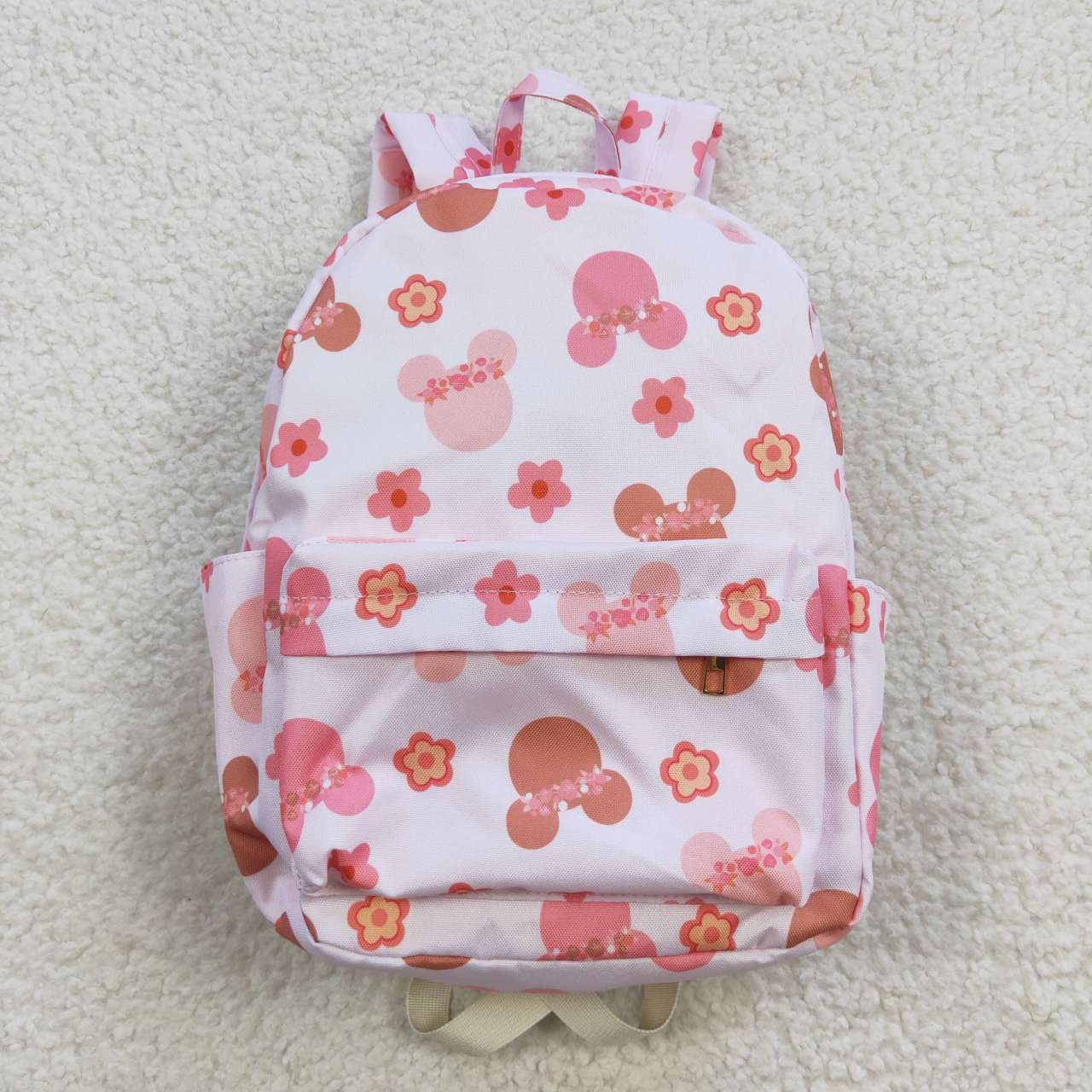 BA0092 Girls bag cartoon mouse flowers print backpack