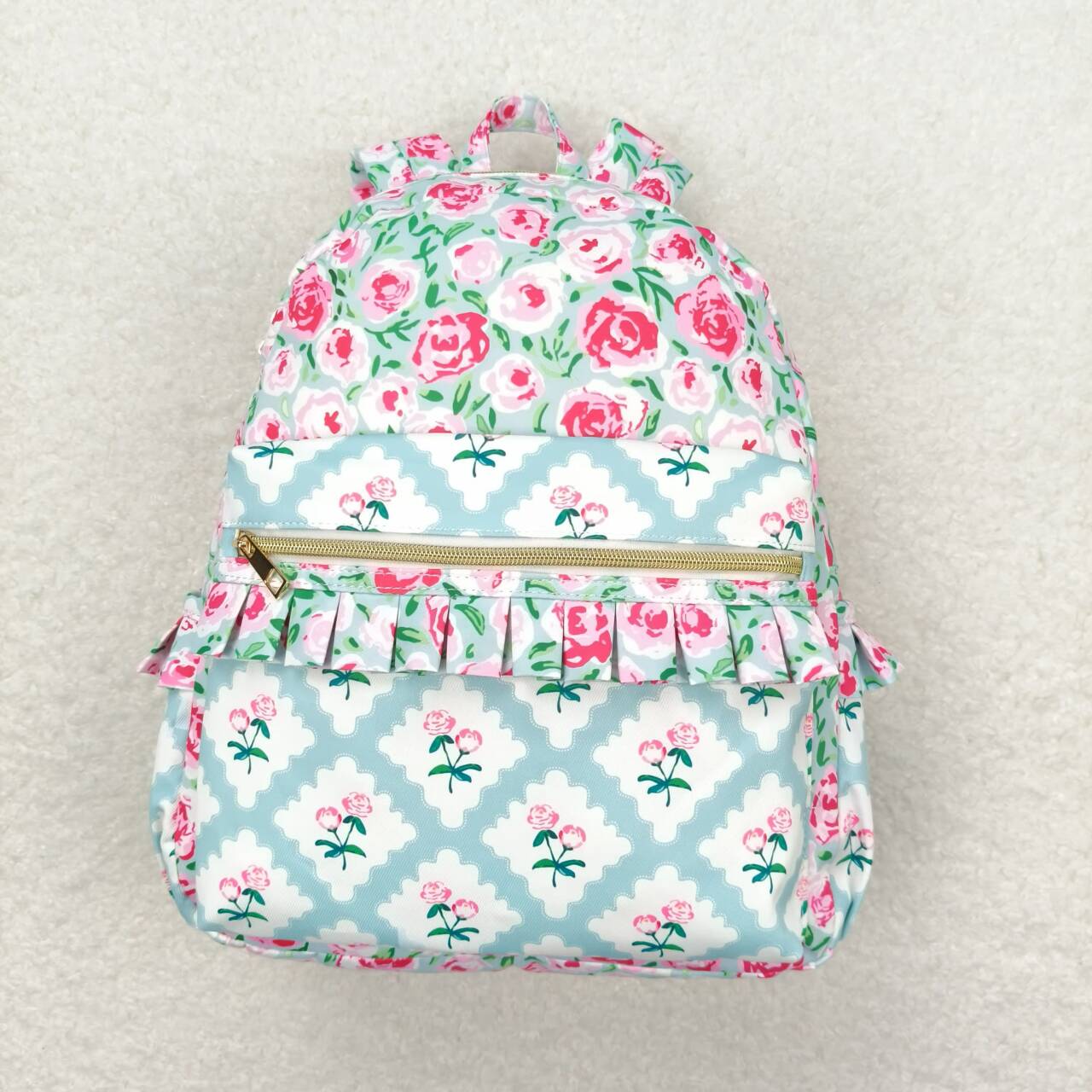 BA0100 Girls bag Flowers Print Backpack