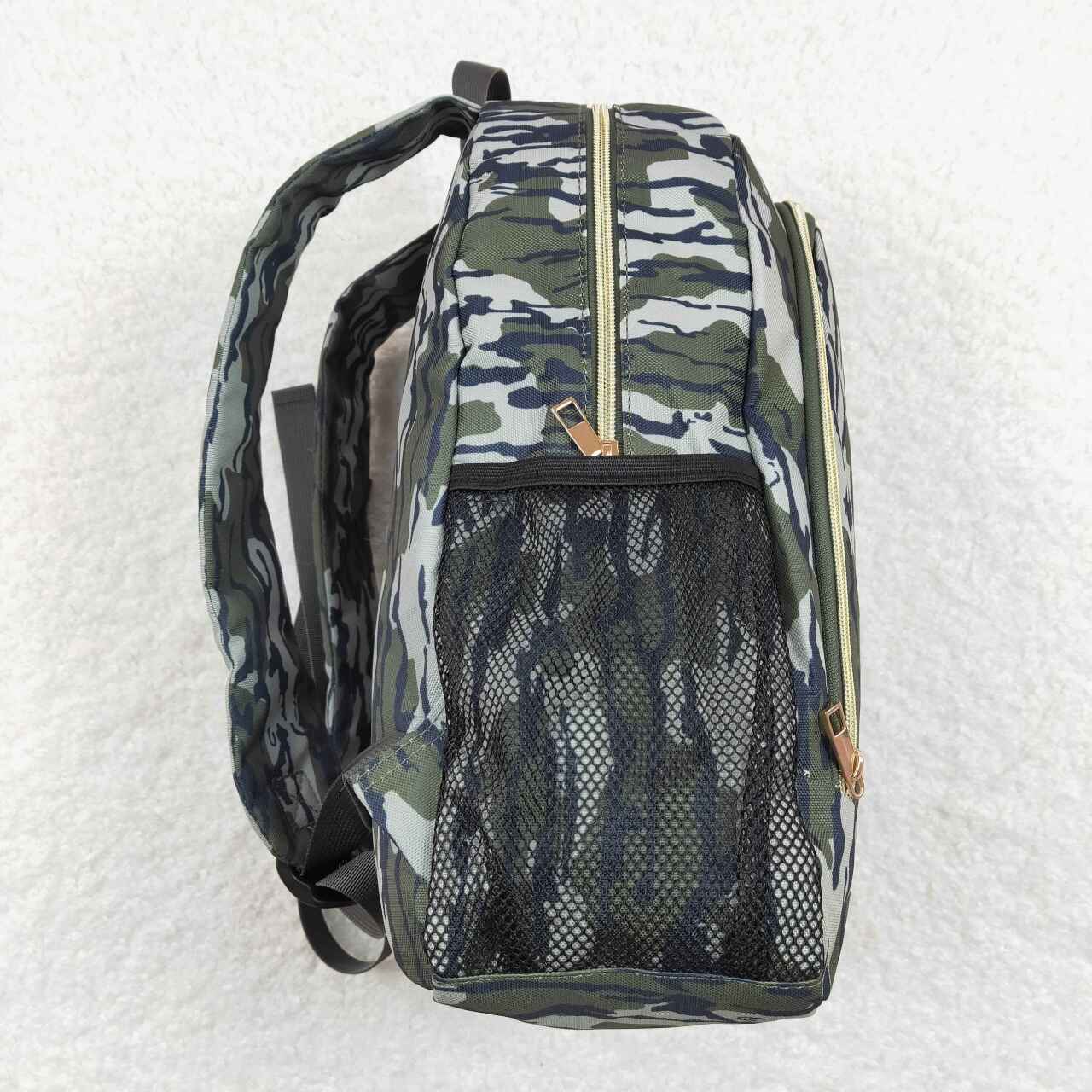 BA0163 Kids Bag Camo Print Go Hunting Backpack