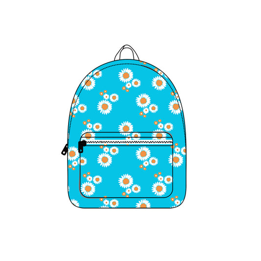 (Pre-order) BA0168 Daisy Blue Print Girls Backpack