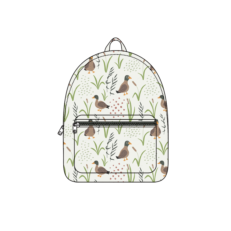 (Pre-order) BA0178 Kids Bag Duck Print Backpack