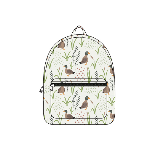 (Pre-order) BA0178 Kids Bag Duck Print Backpack