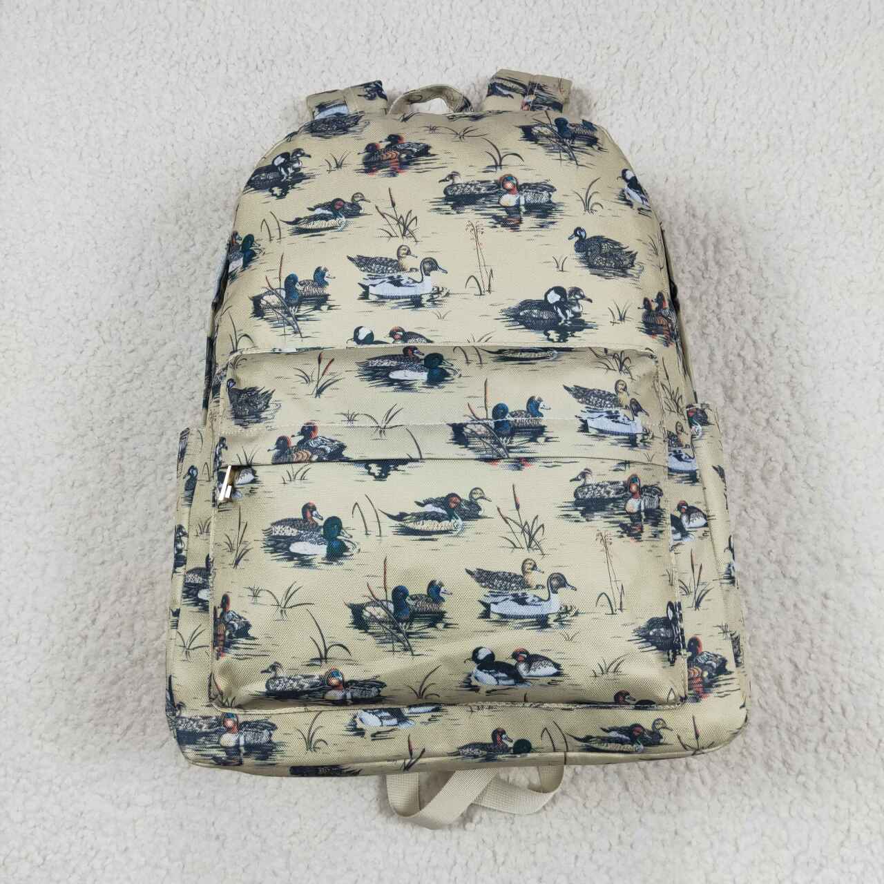 BA0198  Duck Print Hunting Backpack Kids Bags