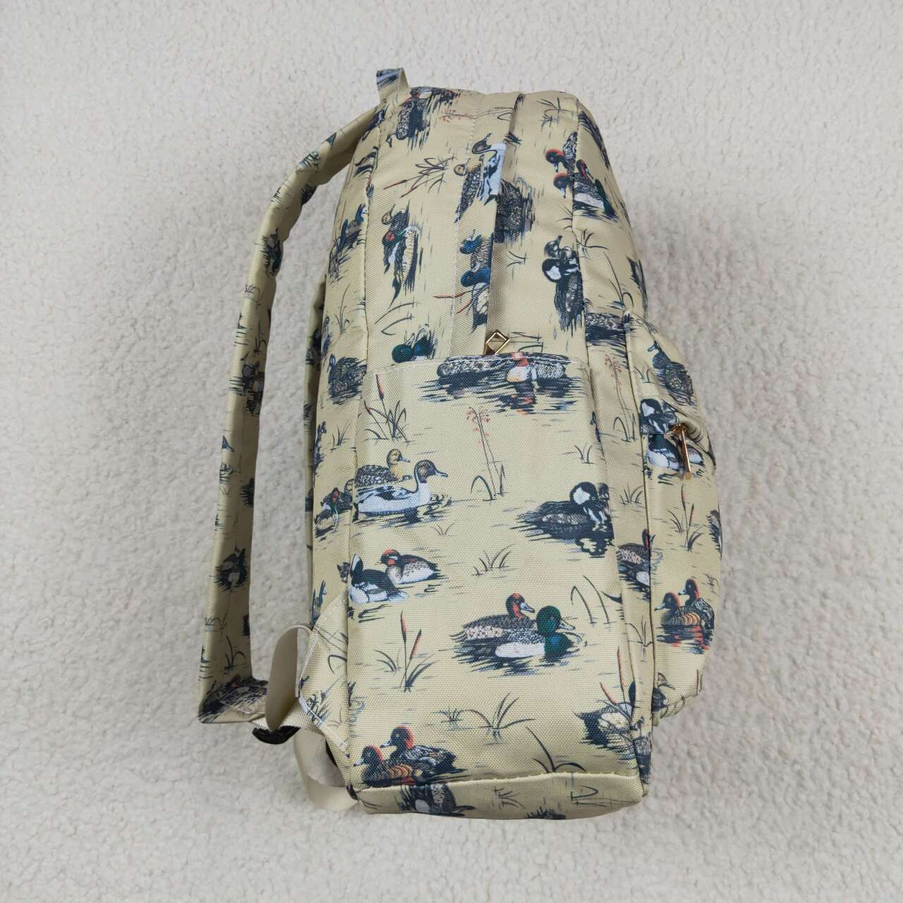 BA0198  Duck Print Hunting Backpack Kids Bags