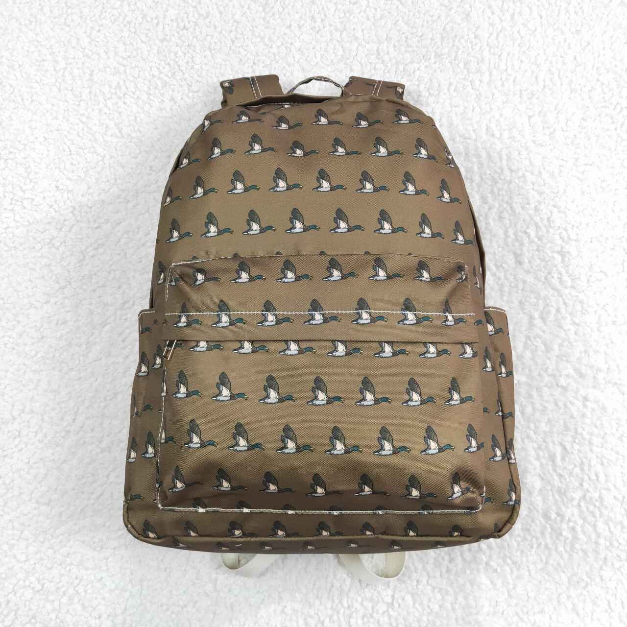 BA0201  Brown Duck Print Kids Hunting Backpack