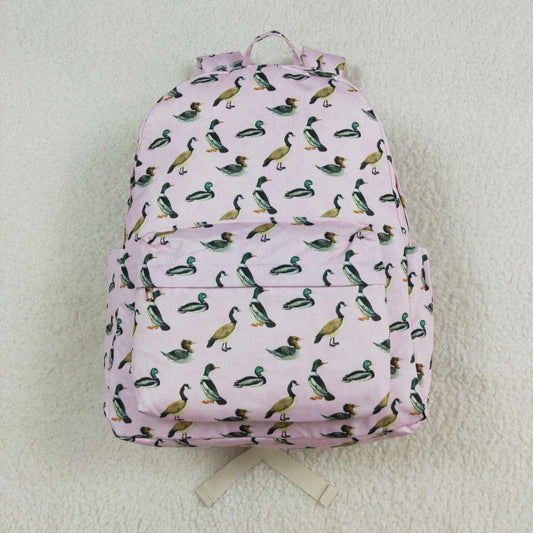 BA0203  Duck Pink Print Girls Backpack Hunting Bags