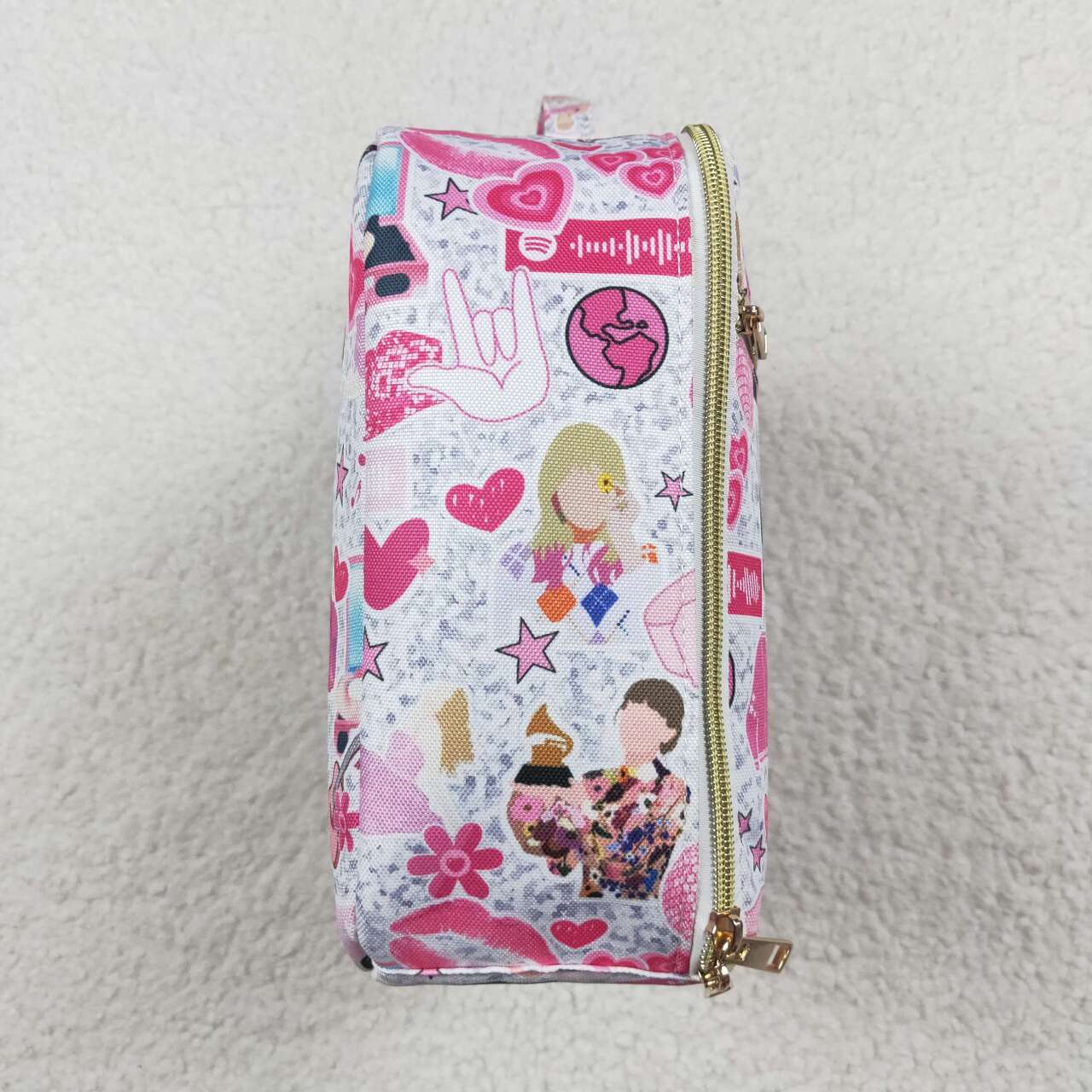 BA0235 Pink Singer Swiftie Print Lunch Boxes Picnic Thermal Bags