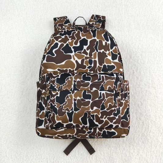 BA0236 Brown Camo Print Backpack Kids Hunting Bags